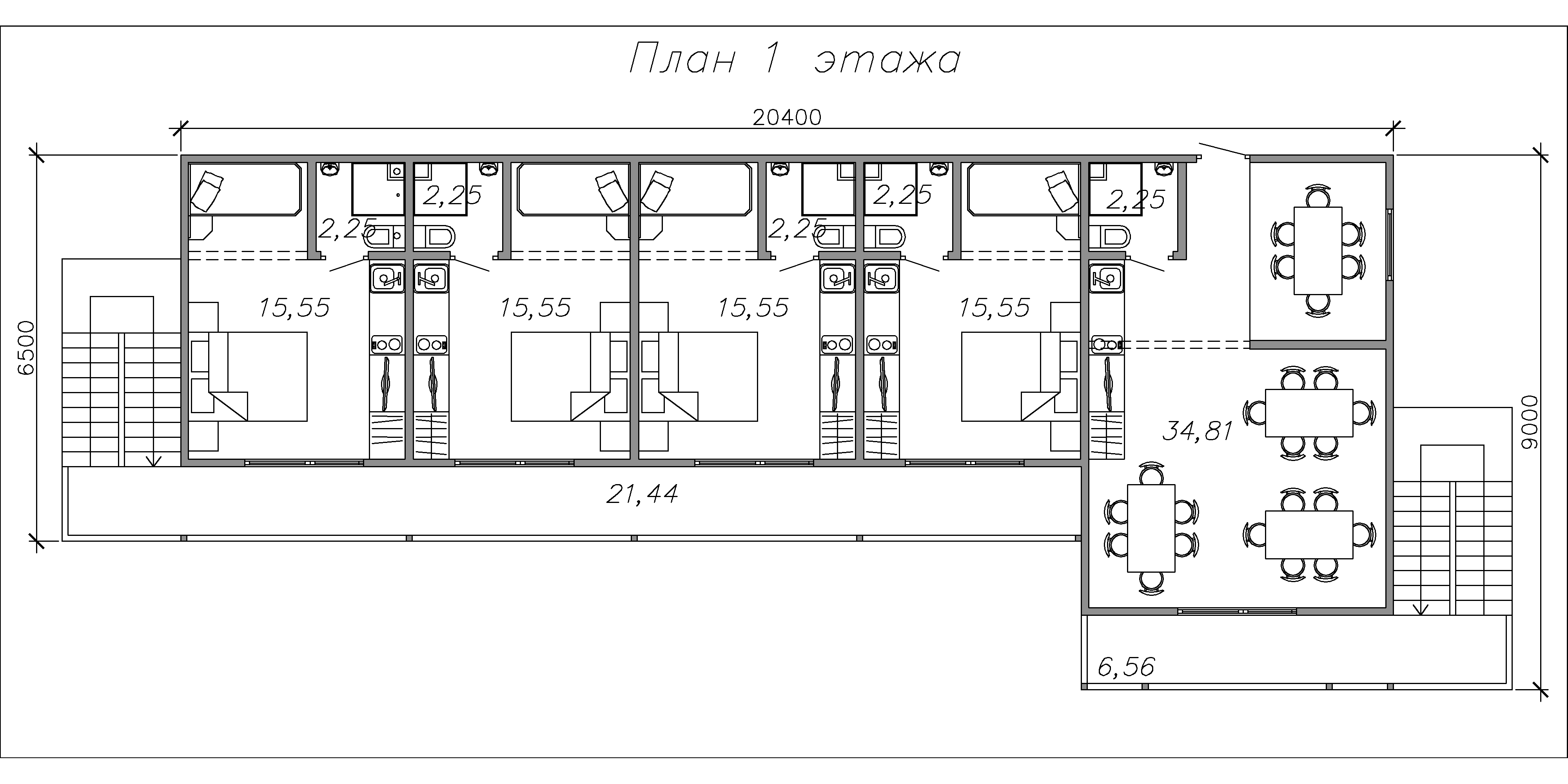 Гостиница из СИП панелей «ГнК-21»